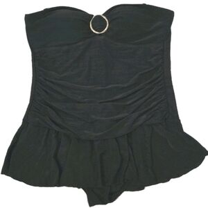 Womens One Piece Swimsuit Plus Size 18W Fashion Bug Swimdress Strapless